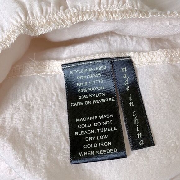 Love Stitch Ruffled Boho Hippie Crochet Beaded Tank Top Shirt Size Small - Picture 8 of 8